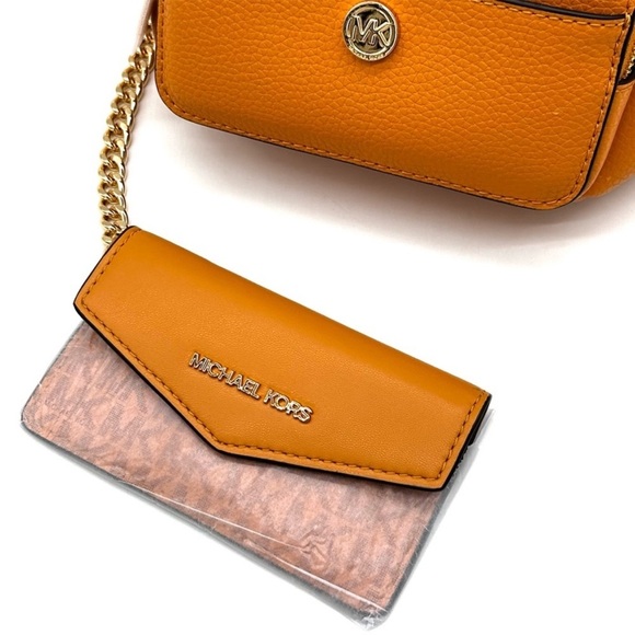 Michael Kors Maisie Large 2 in 1 Sling Pack Crossbody Bag Cider - Picture 7 of 11